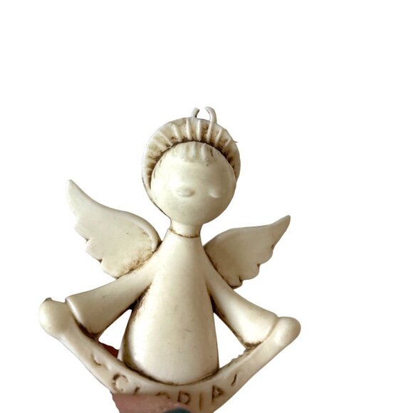 Vintage 60's Sigillo Garanzia Italian Nativity Set 10 Pc Ivory White Plastic MCM - Picture 6 of 7